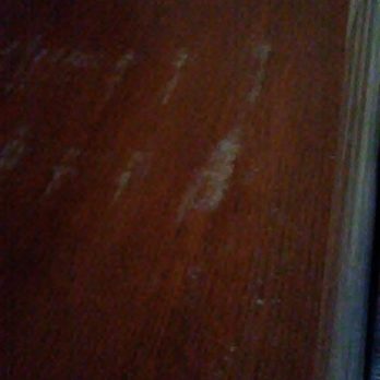 Black Belt Movers - A dresser top that was damaged because 10 weights were placed on it. Boxes were placed on top of them! - Movers Near Me Black Belt Movers - A dresser top that was damaged because 10 weights were placed on it. Boxes were placed on top of them! - Movers Near Me