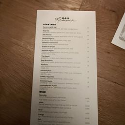Menu Menu