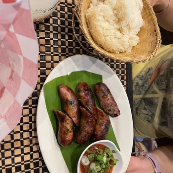 Charming Elephant - Lao Sausage, Sticky Rice and Dip - Laotian Near Me - Baltimore, Maryland Charming Elephant - Lao Sausage, Sticky Rice and Dip - Laotian Near Me - Baltimore, Maryland