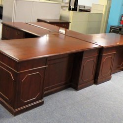 Carolina Office Solutions - Traditional styled desks available. These are by Kimball.