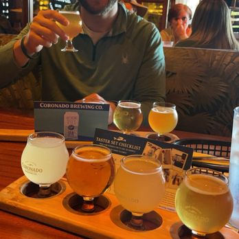 Coronado Brewing - Flight - Brewpubs Near Me - Coronado, California Coronado Brewing - Flight - Brewpubs Near Me - Coronado, California