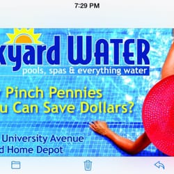 Backyard Water - Very good prices on tons of pool stuff.