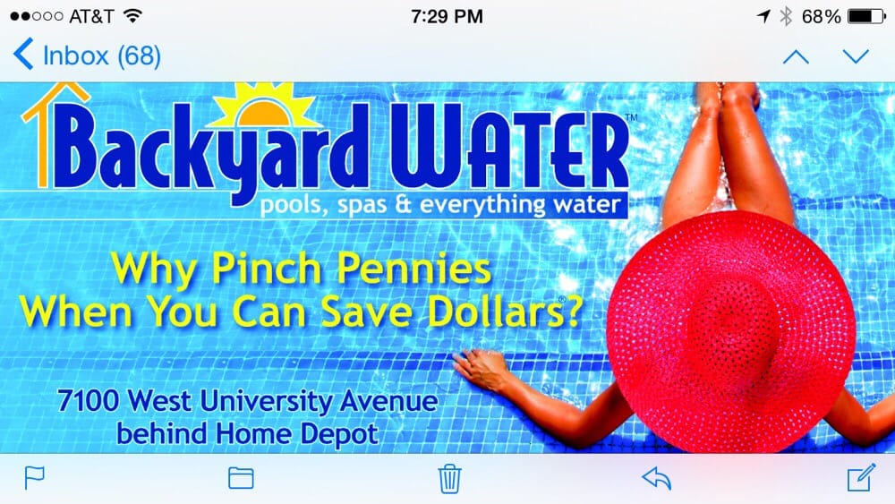 BACKYARD WATER Updated October 2024 7100 W University Ave