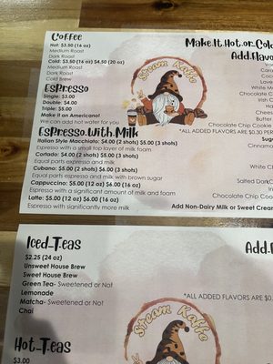 Menu photo 8 Cue The Coffee - Steam Kaffe Dickinson, TX Menu photo 8 Cue The Coffee - Steam Kaffe Dickinson, TX