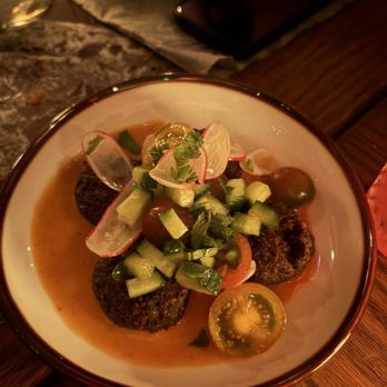 Bacari Long Beach - Green falafel - good - Mediterranean Near Me - Long Beach, California
