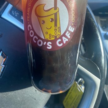 CoCo's Cafe - Extra Sweet Black Tea w/ extra pearls - Taiwanese Near Me - Austin, Texas CoCo's Cafe - Extra Sweet Black Tea w/ extra pearls - Taiwanese Near Me - Austin, Texas