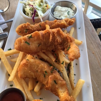 Bluewater Boathouse Seafood Restaurant Coronado - Fish and Chips with fries instead of ordered green rice. - Seafood Near Me - Coronado, California Bluewater Boathouse Seafood Restaurant Coronado - Fish and Chips with fries instead of ordered green rice. - Seafood Near Me - Coronado, California