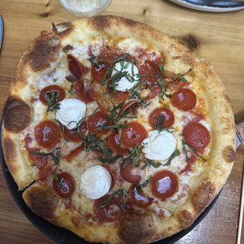 Happy Camper - Hot honey ricotta pizza - Pizza Near Me - Las Vegas, Nevada Happy Camper - Hot honey ricotta pizza - Pizza Near Me - Las Vegas, Nevada