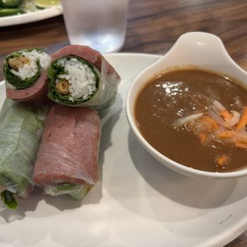 Tasty House1 - Sausage spring roll. To die for!!! That sauce is amazing. - Seafood Near Me - Carol Stream, Illinois Tasty House1 - Sausage spring roll. To die for!!! That sauce is amazing. - Seafood Near Me - Carol Stream, Illinois