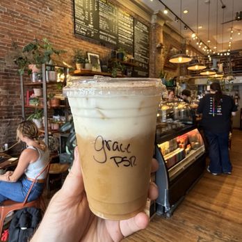 Delanie's Coffee - 16 OZ Pumpkin Spice Roll Latte - Coffee & Tea Near Me - Pittsburgh, Pennsylvania Delanie's Coffee - 16 OZ Pumpkin Spice Roll Latte - Coffee & Tea Near Me - Pittsburgh, Pennsylvania