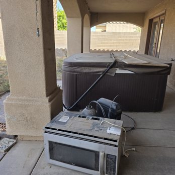 ServiceMaster Yuma - Microwave that was removed and left outside for over a year - Damage Restoration Near Me - Yuma, Arizona ServiceMaster Yuma - Microwave that was removed and left outside for over a year - Damage Restoration Near Me - Yuma, Arizona