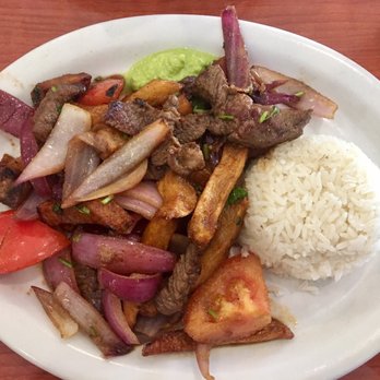 Sol Inka - Lomo Saltado (lunch portion) - Peruvian Near Me - La Mirada, California