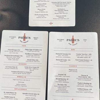 Padre's Wine - Menu - Wine Bars Near Me - Houston, Texas