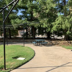 Park Central - Seating area with covers.