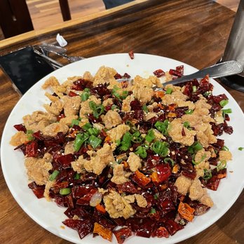 Tian Fu - 无骨辣子鸡 Chongqing Chicken with Chili Pepper (Boneless) - Chinese Near Me - Bellevue, Washington Tian Fu - 无骨辣子鸡 Chongqing Chicken with Chili Pepper (Boneless) - Chinese Near Me - Bellevue, Washington