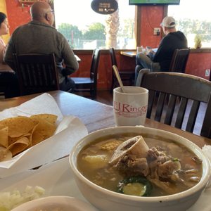 Photo of El Rincon Restaurant - San Ysidro, CA, United States. Caldo de Res
