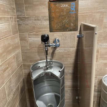 Challenger Tap House - Men's Bathroom - Sports Bars Near Me - Lancaster, California Challenger Tap House - Men's Bathroom - Sports Bars Near Me - Lancaster, California