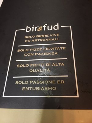 Menu photo 1 Bir & Fud Rome, RM