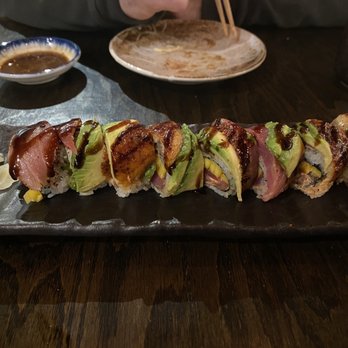Iki Modern Japanese Cuisine - Mango tuna pepper sushi - Japanese Near Me - Flushing, New York Iki Modern Japanese Cuisine - Mango tuna pepper sushi - Japanese Near Me - Flushing, New York