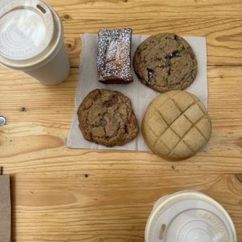 Saint Bread - Mangopan, cherry blossom treat (special during cherry blossom fest), chocolate chip cookie, walnut toffee cookie - Bakeries Near Me - Seattle, Washington