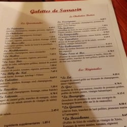 Crêperie du Puits - Page 2 of menu
