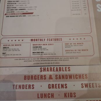 Buffalo Wild Wings - Menu - Sports Bars Near Me - Houston, Texas Buffalo Wild Wings - Menu - Sports Bars Near Me - Houston, Texas