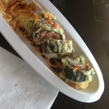 Senro Sushi - Raiders Roll - so delicious that 10 minutes later, it's more-than-half gone. As you can see. - Sushi Bars Near Me - Pleasanton, California Senro Sushi - Raiders Roll - so delicious that 10 minutes later, it's more-than-half gone. As you can see. - Sushi Bars Near Me - Pleasanton, California