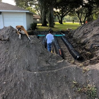 Affordable Septic - Daisy inspecting our work. - Septic Services Near Me