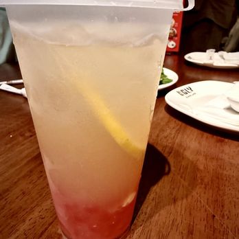Ugly Dumpling - Honey Lemonade with Strawberry Popping Boba (Yum!) - Chinese Near Me - Scarsdale, New York Ugly Dumpling - Honey Lemonade with Strawberry Popping Boba (Yum!) - Chinese Near Me - Scarsdale, New York