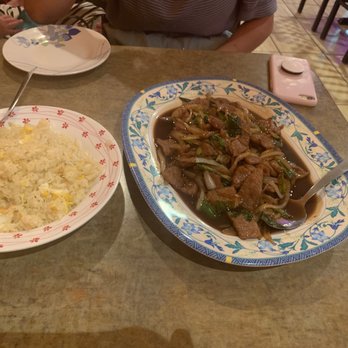Thai House - Mongolian Beef and fried rice. - Thai Near Me - Arvada, Colorado Thai House - Mongolian Beef and fried rice. - Thai Near Me - Arvada, Colorado