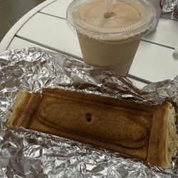 KC at the Mission - Waffle dog and chocolate ono ono shake