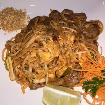Green Papaya - Pad Thai with Beef, Lunch size - Thai Near Me - St Johns, Florida