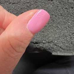 Eltingville Nail Salon Incorporated - Cracks on top of nail (left corner)