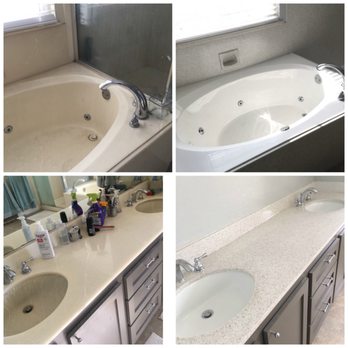 Discovery Coatings - Tub and vanity transformation... - Refinishing Services Near Me Discovery Coatings - Tub and vanity transformation... - Refinishing Services Near Me