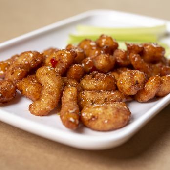 Old Nation Brewing Company - Sweet & spicy golden fried popcorn shrimp tossed in a sweet & spicy Thai chili sauce. - Breweries Near Me - Williamston, Michigan Old Nation Brewing Company - Sweet & spicy golden fried popcorn shrimp tossed in a sweet & spicy Thai chili sauce. - Breweries Near Me - Williamston, Michigan