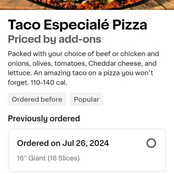 Abby's Legendary Pizza - What's supposed to come. - Pizza Near Me - Springfield, Oregon