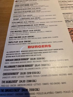 Menu photo 1 Twin Peaks Columbus, OH Menu photo 1 Twin Peaks Columbus, OH