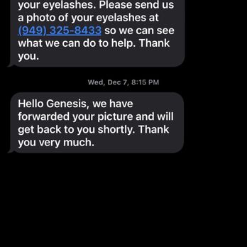 Eye Candy - It's been more than 10 days and they have not gotten back to me. I have been walking around with uneven lashes. - Eyelash Service Near Me - Lakewood, California