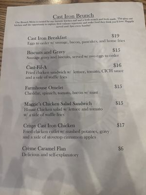 Menu photo 1 Cast Iron Craft House Warrenton, VA Menu photo 1 Cast Iron Craft House Warrenton, VA