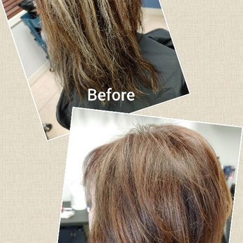 Magnos Hair Studio - Before and After Transformation (before photo is NOT my work) - Hair Salons Near Me - San Antonio, Texas Magnos Hair Studio - Before and After Transformation (before photo is NOT my work) - Hair Salons Near Me - San Antonio, Texas