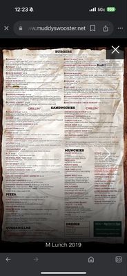 Menu photo 1 Muddy Waters Cafe & Grille Wooster, OH