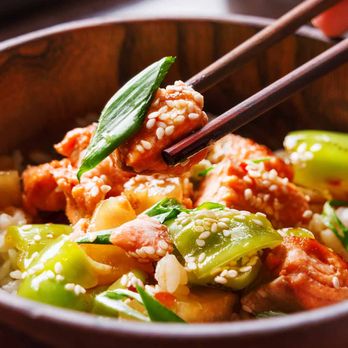 China Wok - a bowl of food with chopsticks - Asian Fusion Near Me - Newburyport, Massachusetts China Wok - a bowl of food with chopsticks - Asian Fusion Near Me - Newburyport, Massachusetts