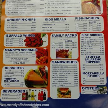 Mandy's Fish & Chips - The menu - Fish & Chips Near Me - Avondale, Arizona Mandy's Fish & Chips - The menu - Fish & Chips Near Me - Avondale, Arizona
