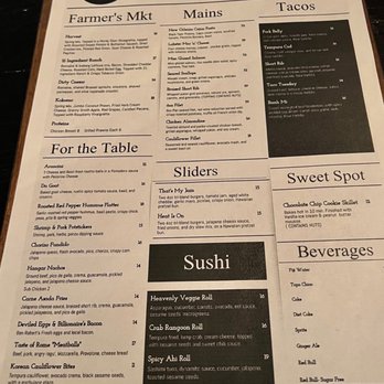 Hangar Kitchen Plus Bar - Menu - Tacos Near Me - St. Louis, Missouri