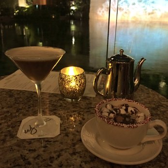 Overlook Lounge, Aperitifs & Spirits - Pick Me Up & Peanut-butter Bliss (Hot Chocolate Bomb) - Lounges Near Me - Las Vegas, Nevada