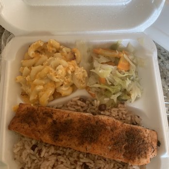 Jerk N Jive Caribbean Kitchen - Jerk salmon that looks like regular American food to me. Smh what's Caribbean about the photographed food ? - Caribbean Near Me - Frederick, Maryland Jerk N Jive Caribbean Kitchen - Jerk salmon that looks like regular American food to me. Smh what's Caribbean about the photographed food ? - Caribbean Near Me - Frederick, Maryland