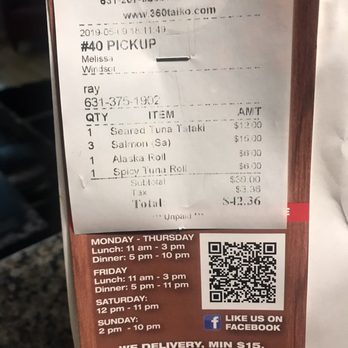 360 Taiko Sushi & Lounge - 3 orders of salmon sashimi for 15$ - Sushi Bars Near Me - Patchogue, New York 360 Taiko Sushi & Lounge - 3 orders of salmon sashimi for 15$ - Sushi Bars Near Me - Patchogue, New York