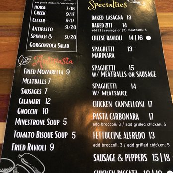Bambinelli's Italian Restaurant - Menu side one - Pizza Near Me - Roswell, Georgia Bambinelli's Italian Restaurant - Menu side one - Pizza Near Me - Roswell, Georgia