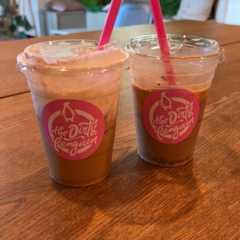 The Dirty Penguin - seasonal tiramisu and Penguin ice coffee - Coffee & Tea Near Me - Chino Hills, California