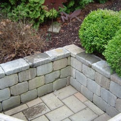 Birch Landscape - Tegula Garden wall